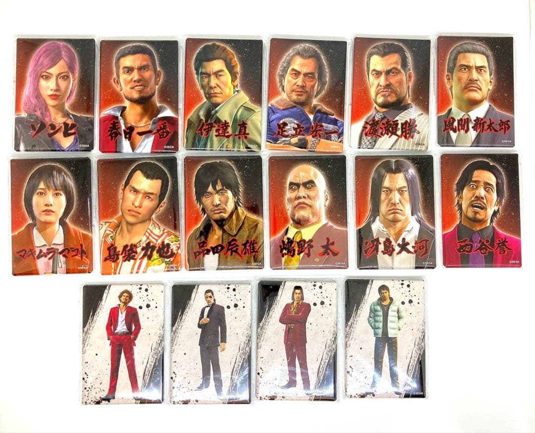 龍が如く レジェンドの極くじ 伝説を創りし者たち 缶バッジ