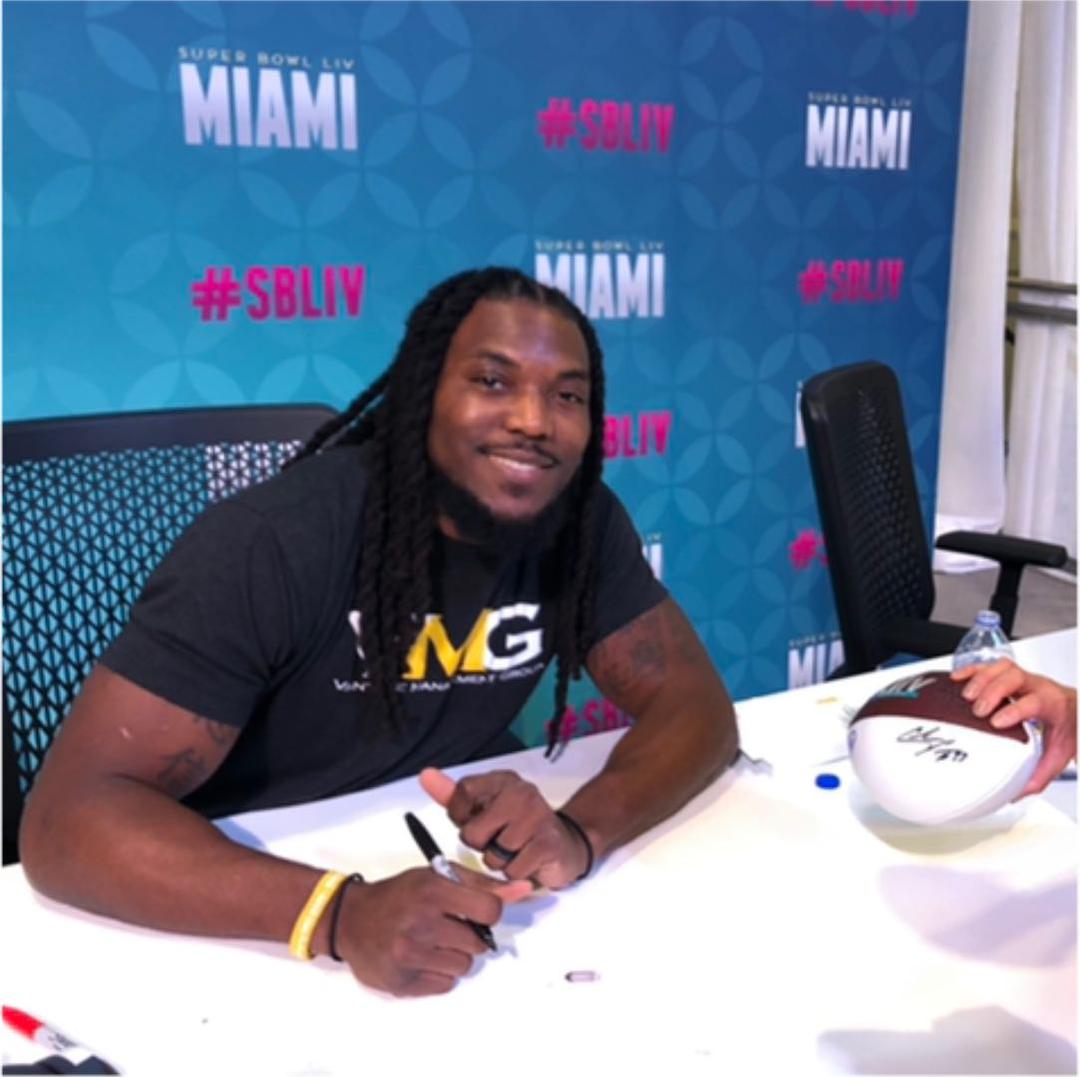 第54回スーパーボウル記念ボール サイン入り