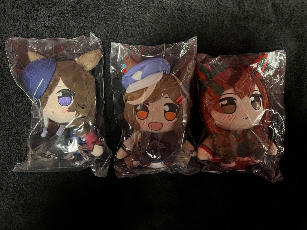 ウマ娘 くりぱん ぬいぐるみ マチカネタンホイザ ナイスネイチャ　ライスシャワー