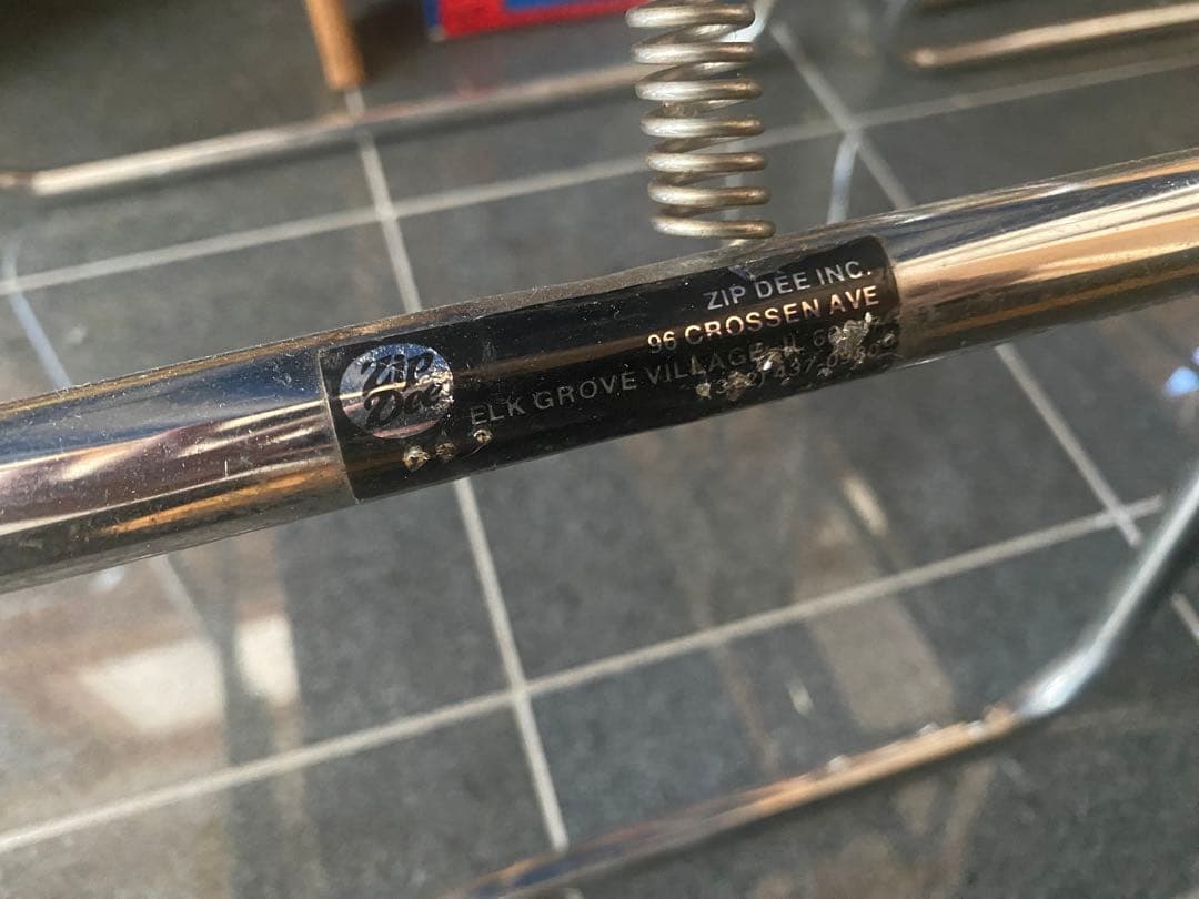 ZIPDEEチェアブルー二脚セット