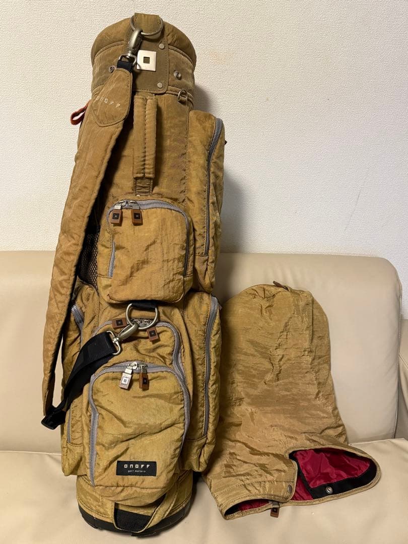 【送料込み】廃盤希少　大人気　オノフ　ONOFF キャディバッグ 一点物