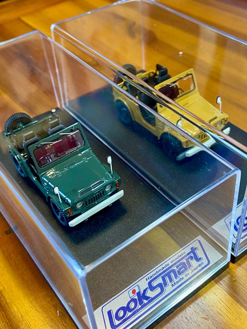 1/43メイクアップルックスマートスズキ ジムニーSJ10/2イエロー&グリーン