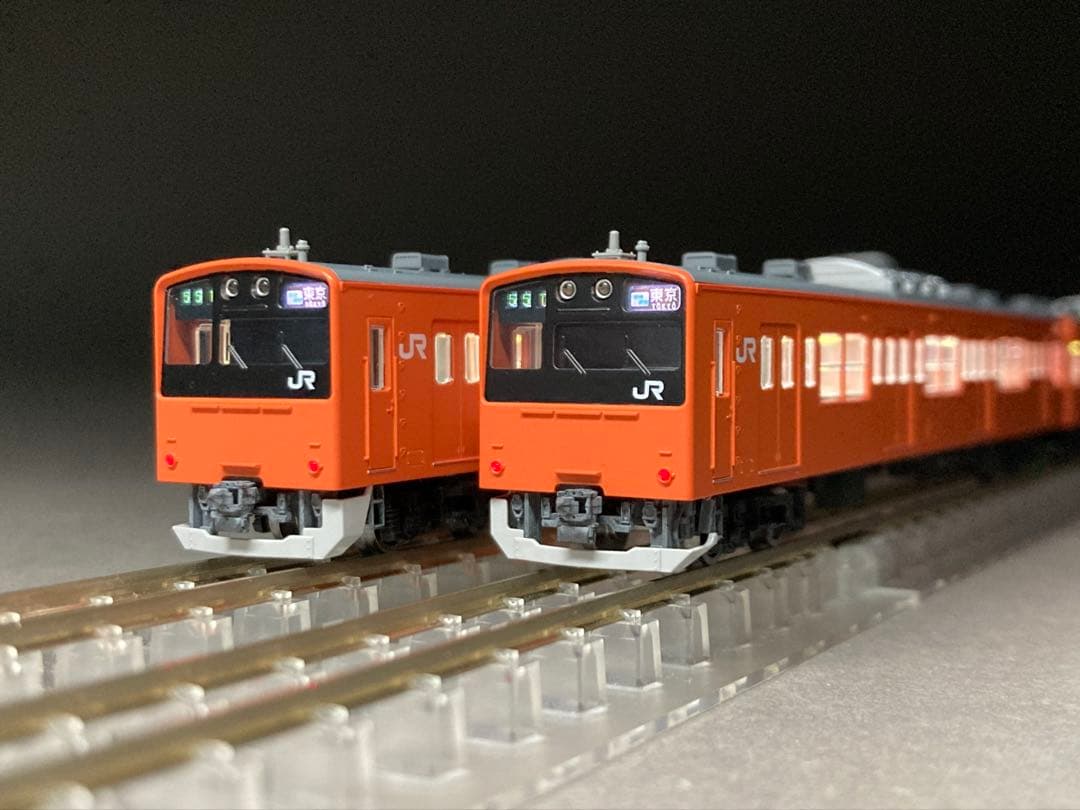室内灯付 201系 オレンジ 中央線快速 分割編成 基本増結セット TOMIX