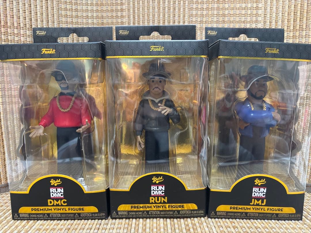 RUN DMC プレミアムビニールフィギュア3体セット