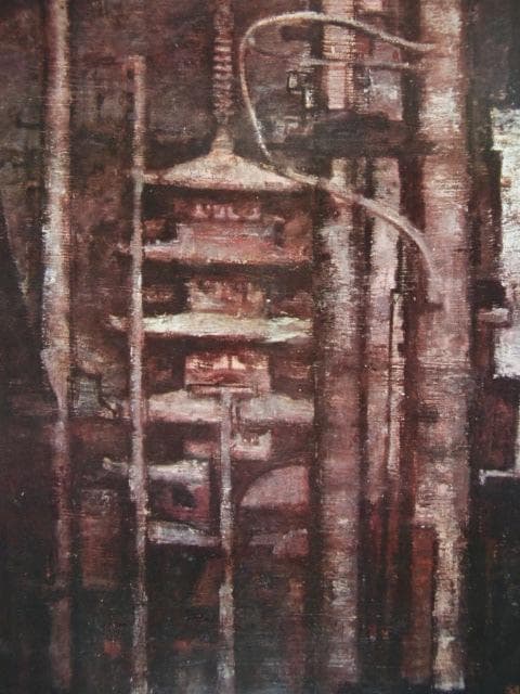 須田国太郎、【法観寺塔姿】、年代物・希少な画集画、新品高級額 額装付