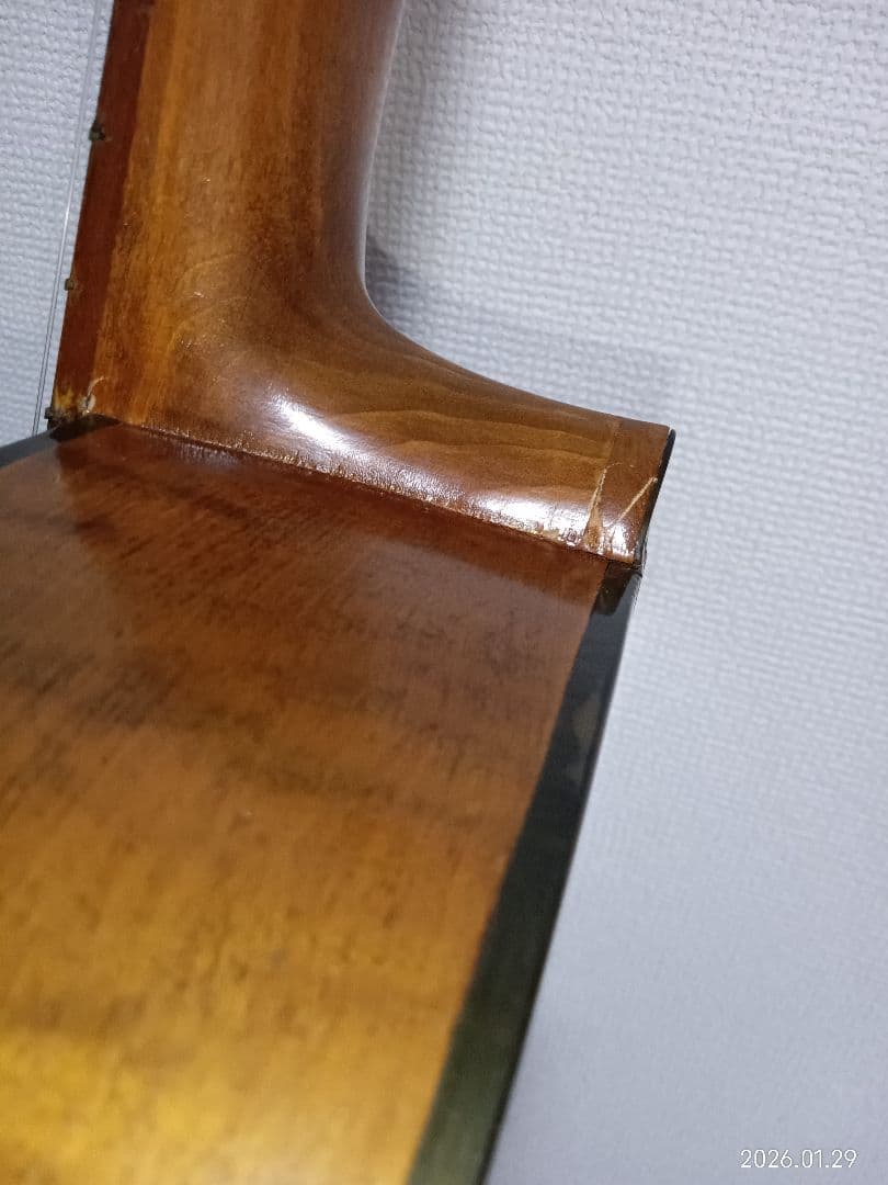 モンタノ　総単板！？ パーラーギター 6弦 　ジャンク　 要リペア　汚れそのまま