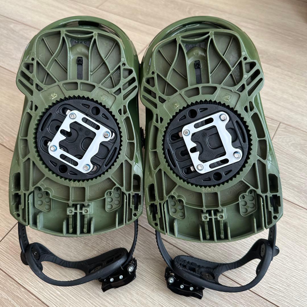 Salomon rhythmスノーボードビンディング オリーブグリーン