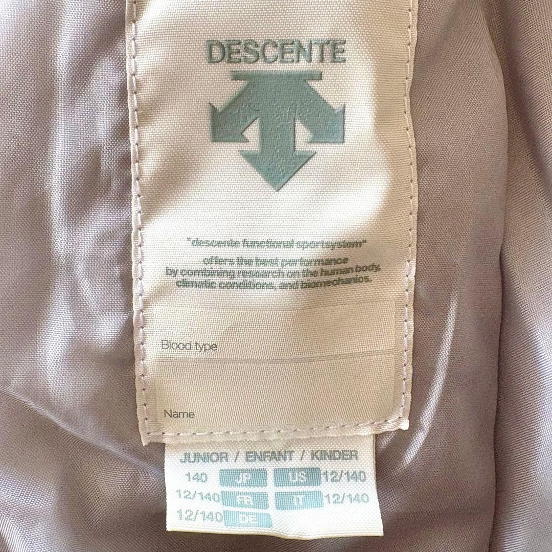 140 デサント　スキー　スノーボード　上下セット　ブルー　ブラック　ボーダー