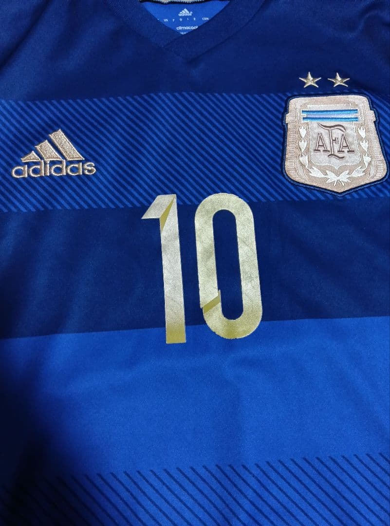 2014年　アルゼンチン代表 アウェイ　メッシ　10番 正規品　当時物