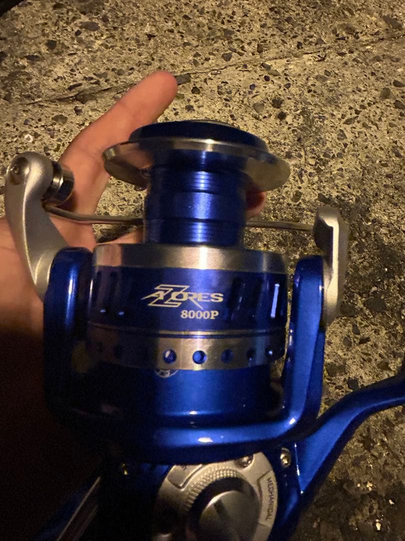 Okuma スピニングリール（ブルー） 9ベアリング仕様 8000番