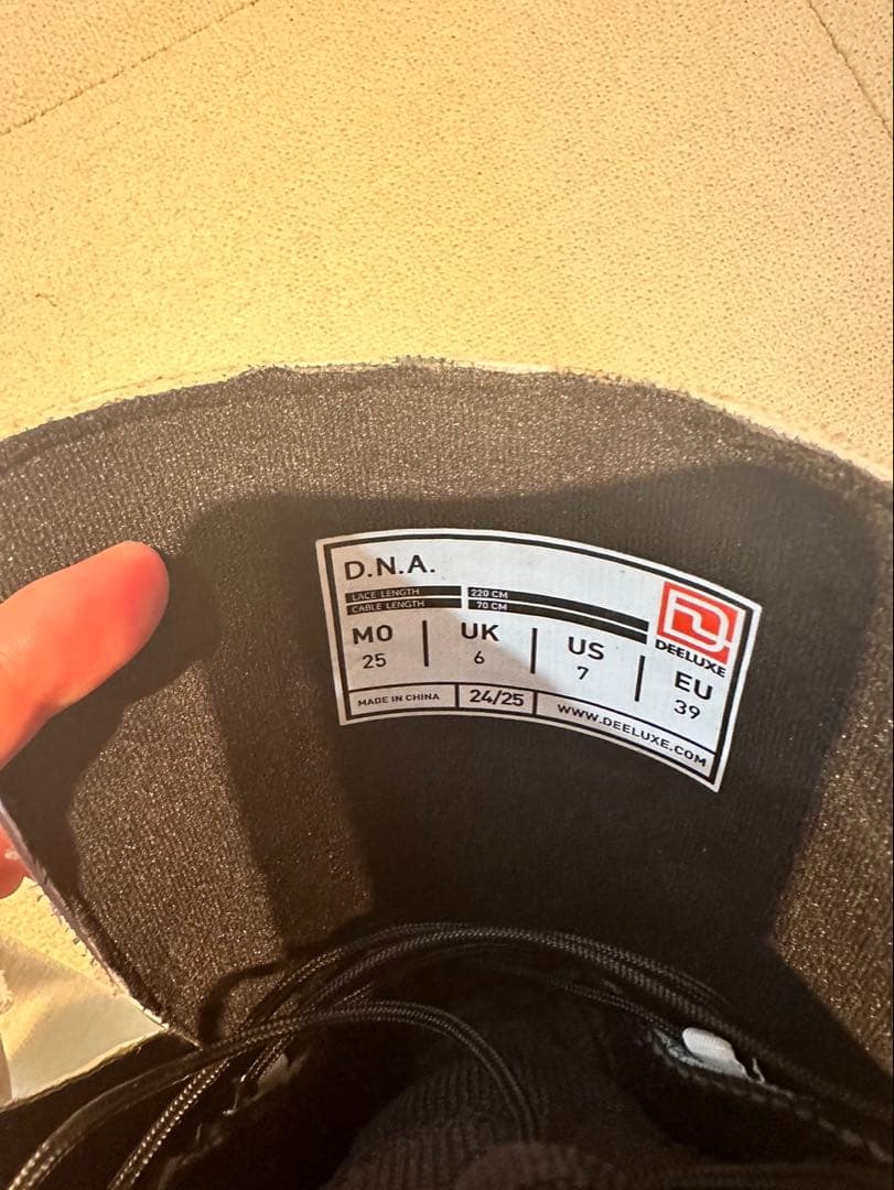 DEELUXE DNA スノーボードブーツ 女性用 水色/グレー 25cm