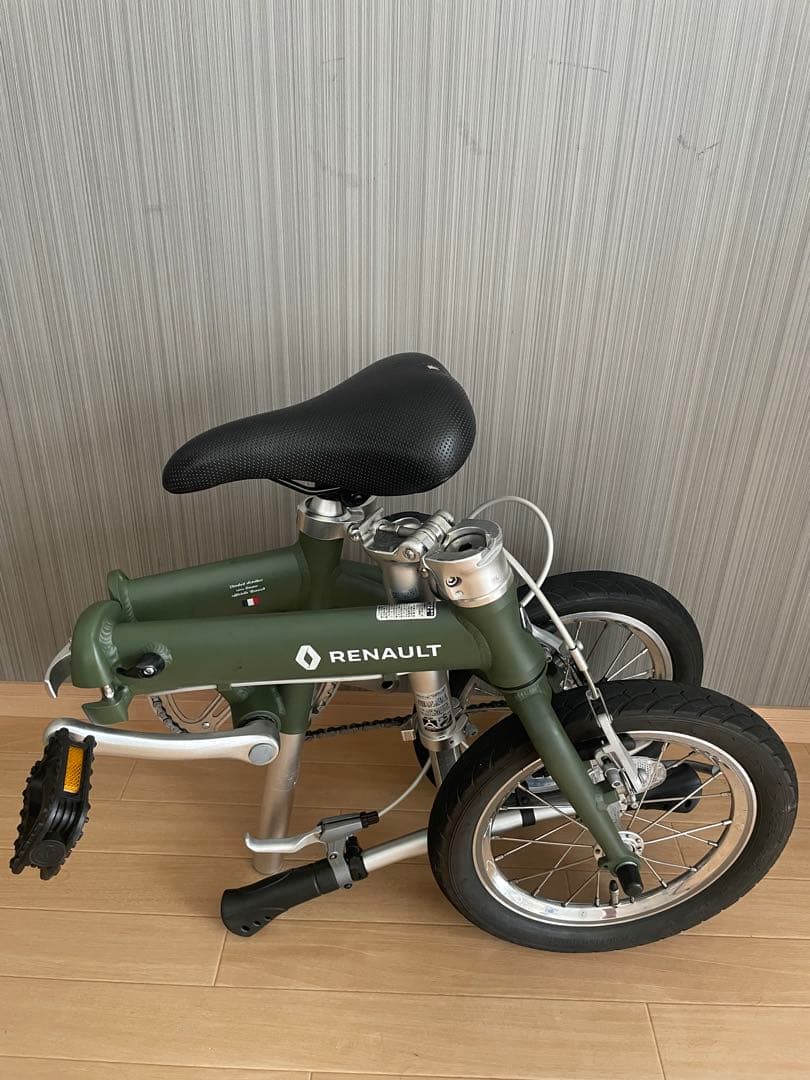 Renault 軽量折りたたみ自転車【送料込】（後輪スポーク折れあり）