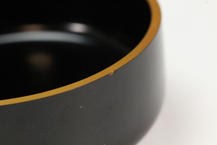 茶道具 遠山蒔絵 内縁 雲錦蒔絵 大棗 山下泰園作 共箱 美品(K-LC704)