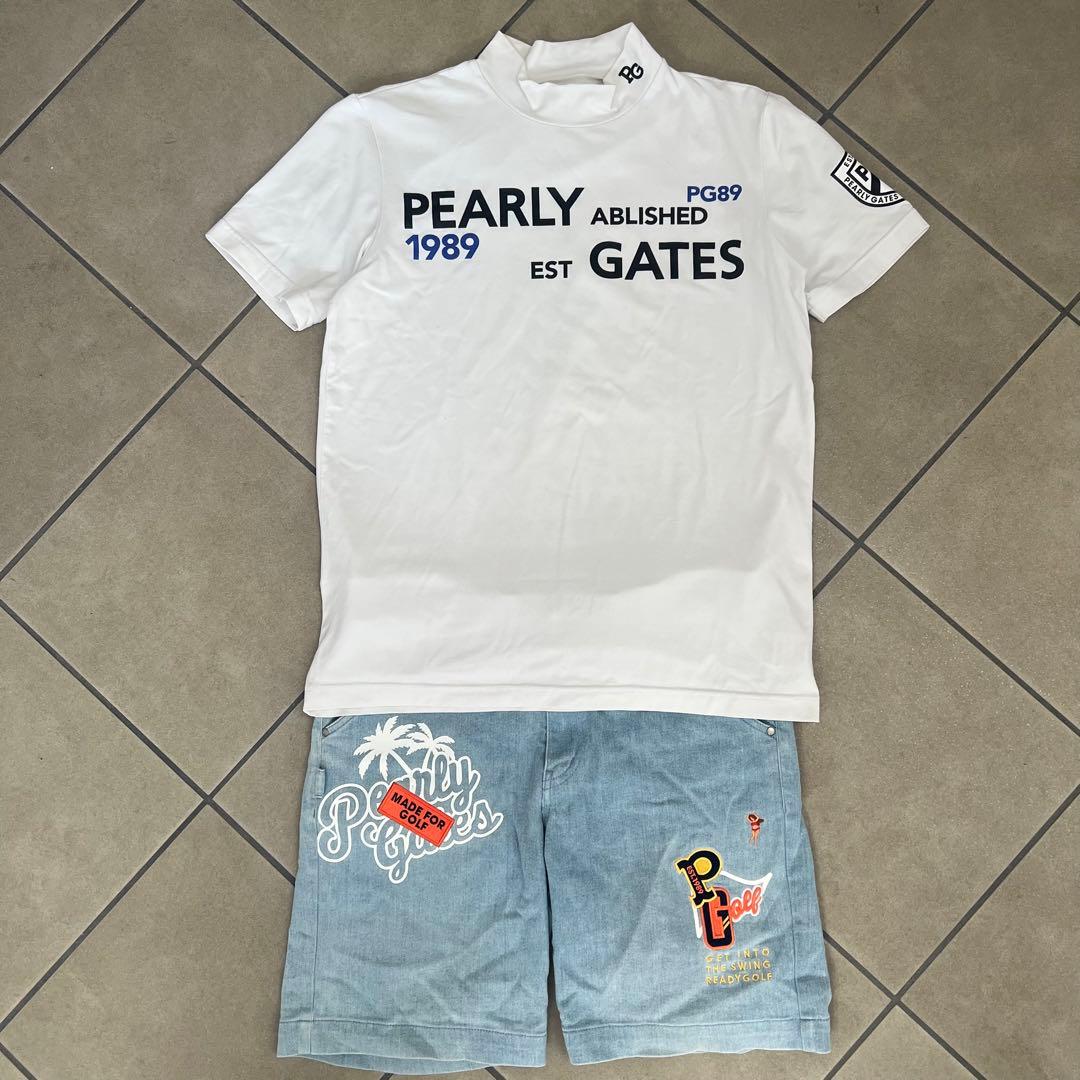 Pearlygates パーリーゲイツ　セットアップ　メンズ　シャツ　ズボン　3