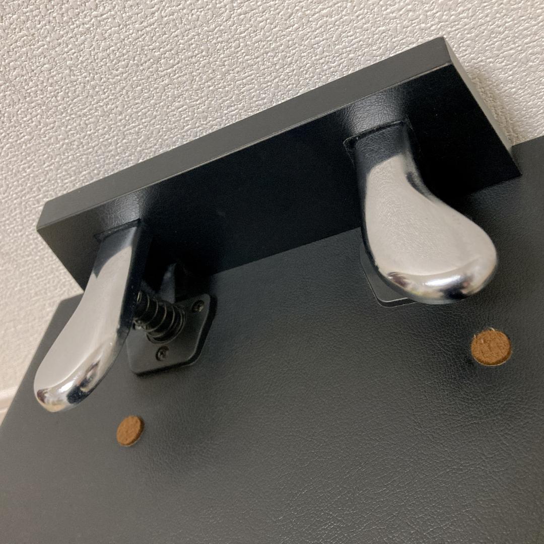 吉澤 PEACOCK ピアノ補助ペダル AX-T1 高さ調整 黒 ピーコック