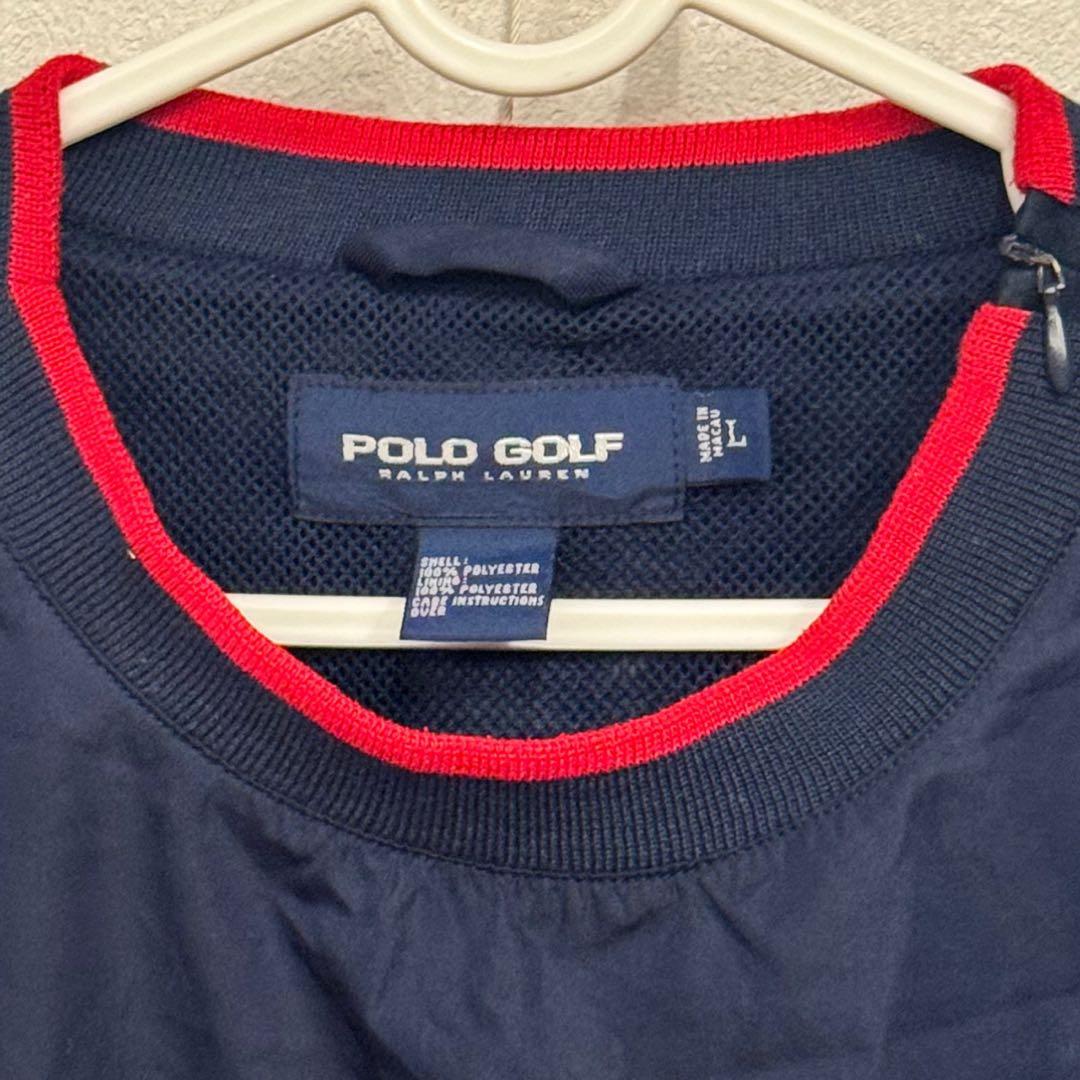 POLO GOLF ナイロンプルオーバージャケット L（ネイビー）ラルフローレン