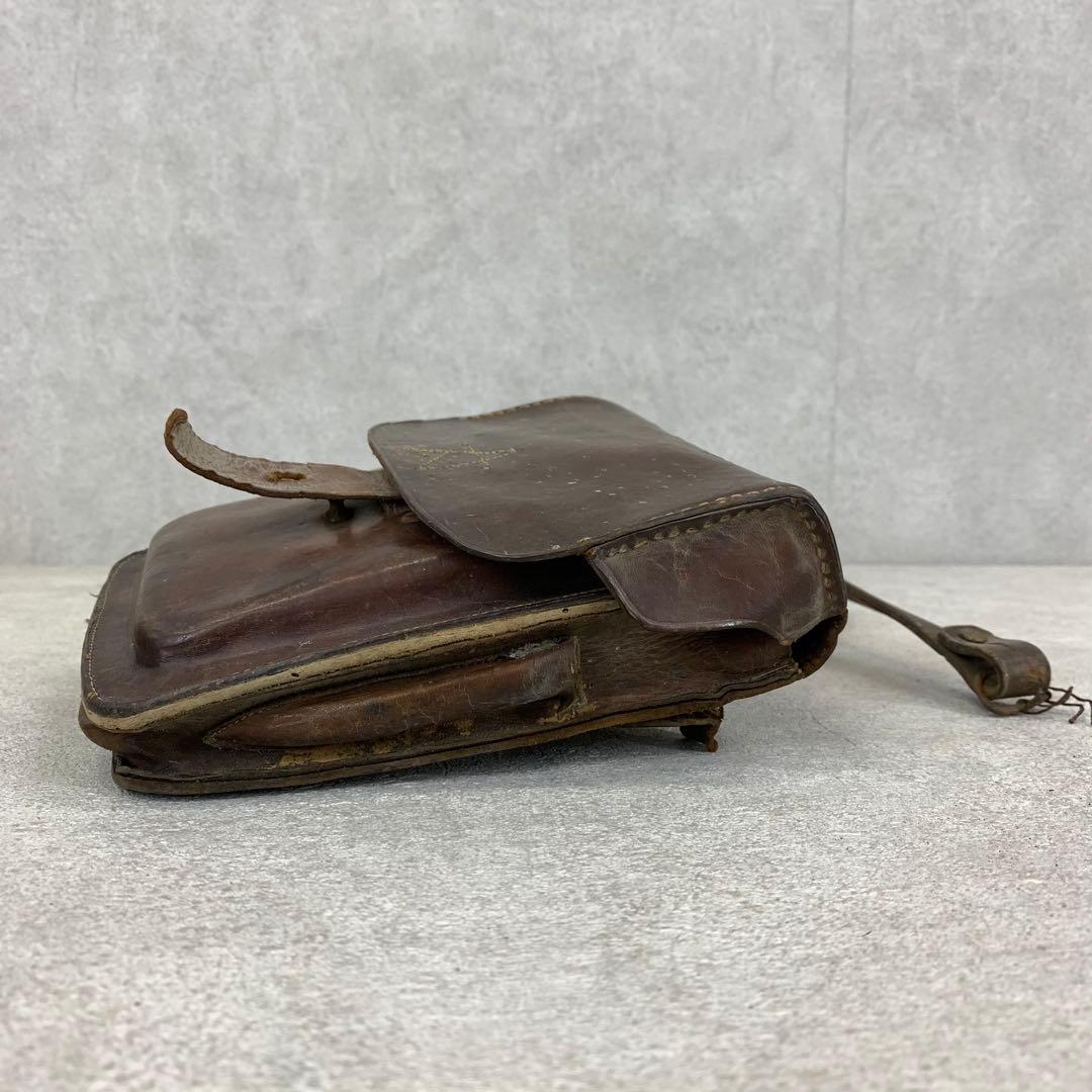 【Cy'shops】旧日本軍将校鞄 星印 水筒 当時物 時代物