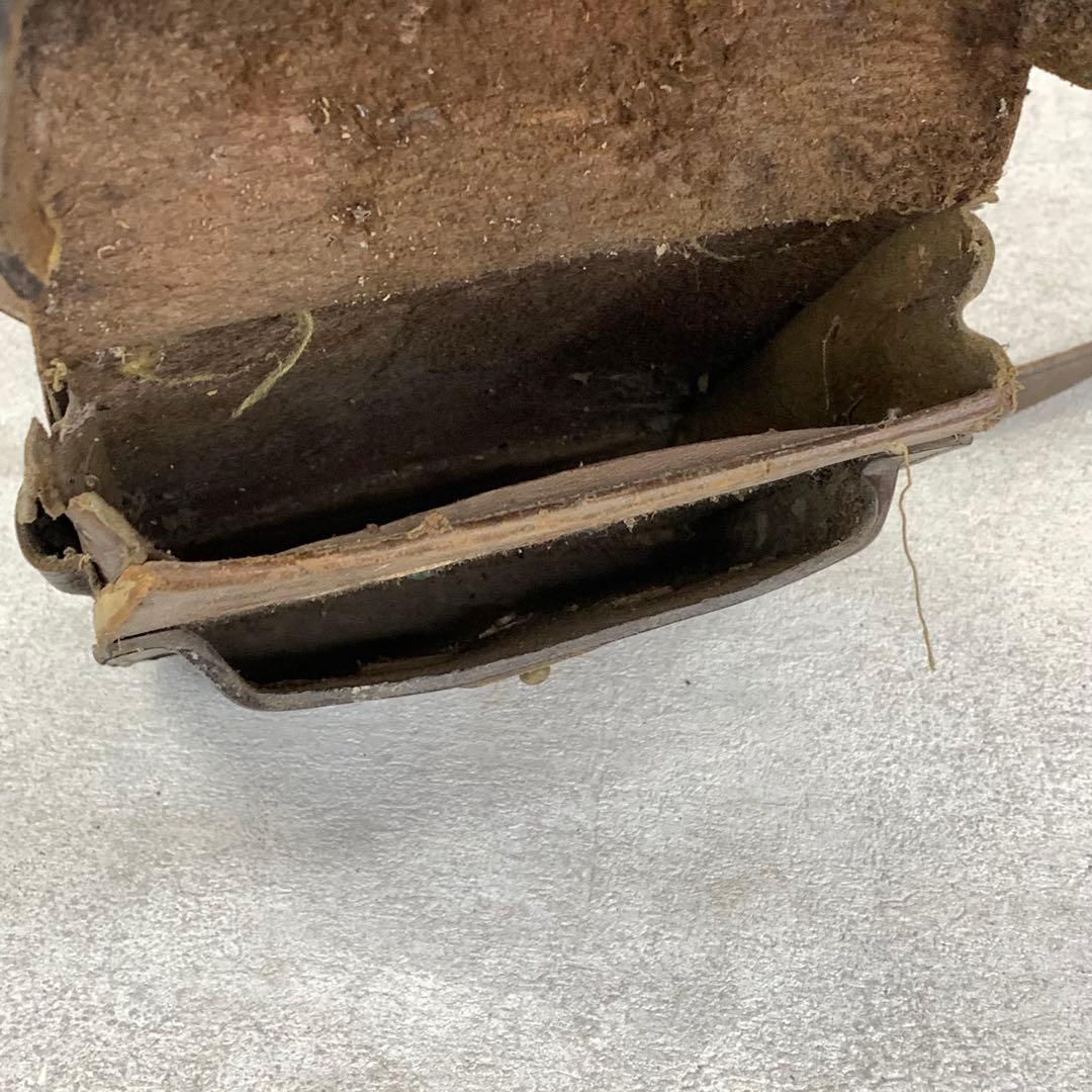 【Cy'shops】旧日本軍将校鞄 星印 水筒 当時物 時代物