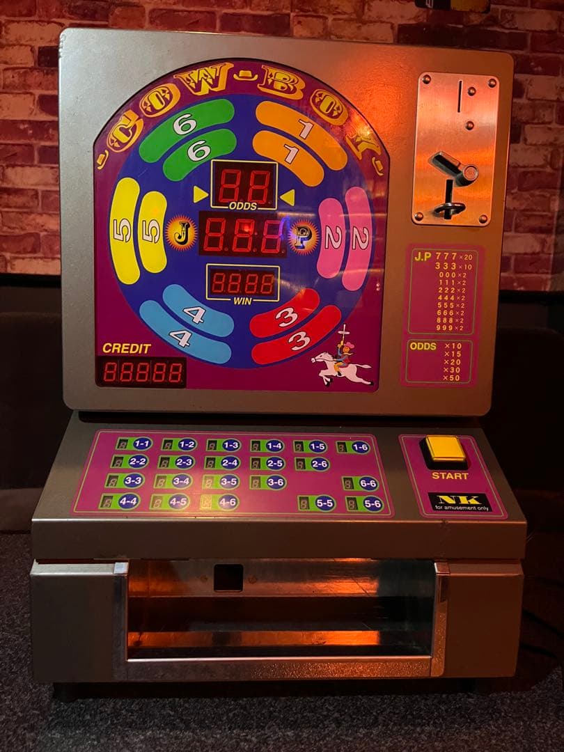 【美品】卓上ゲーム　スロット　カウボーイ