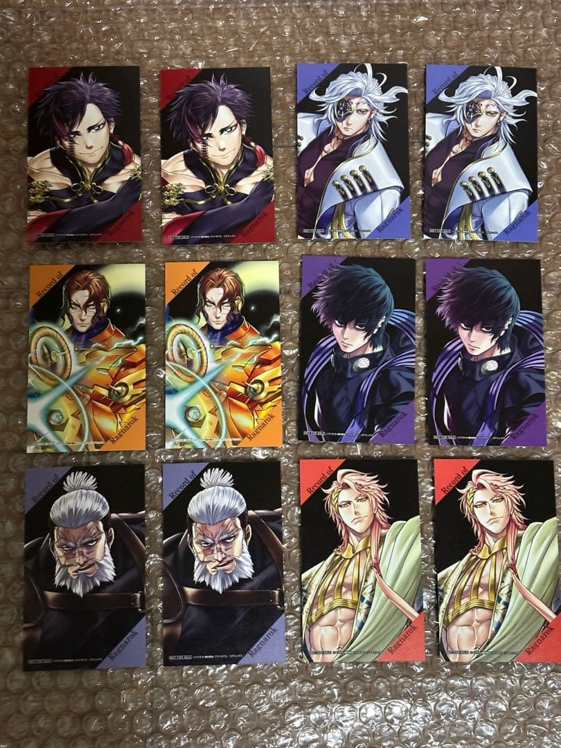 終末のワルキューレ 特典 フィルム風コレクタブルカード 12種類セット