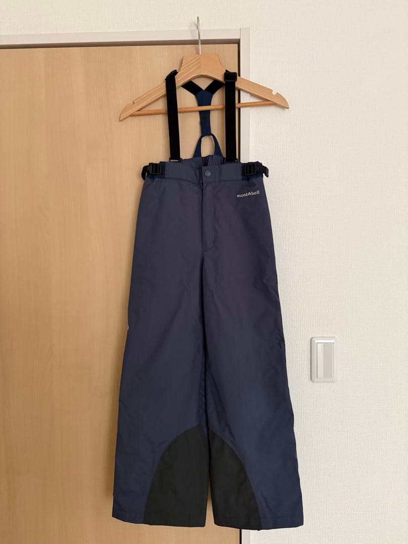 montbell 子ども用スキーウェア レッド