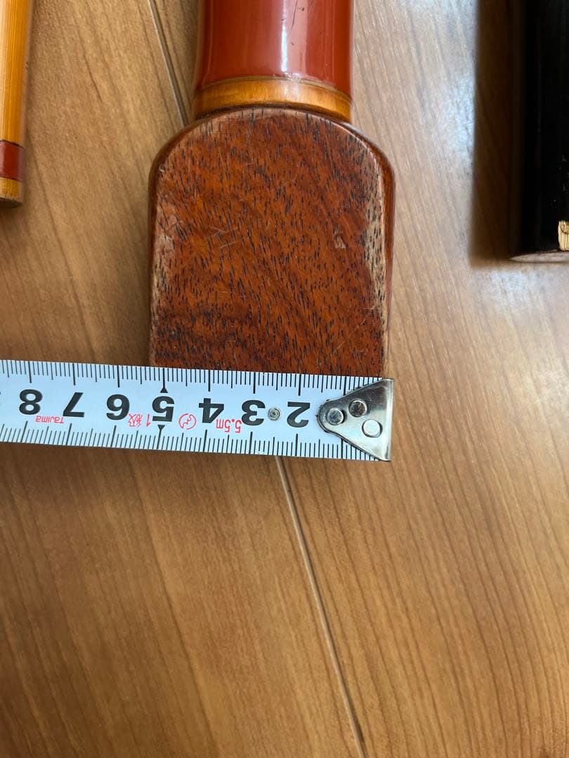 石鯛和竿　竿敏作　３本半継ぎ竹竿　石鯛竿