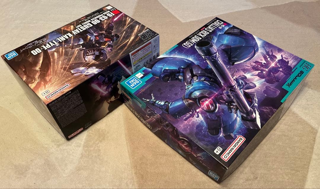 HG1/144 シャリア専用リック•ドム & グスタフ•カール00型 2機セット