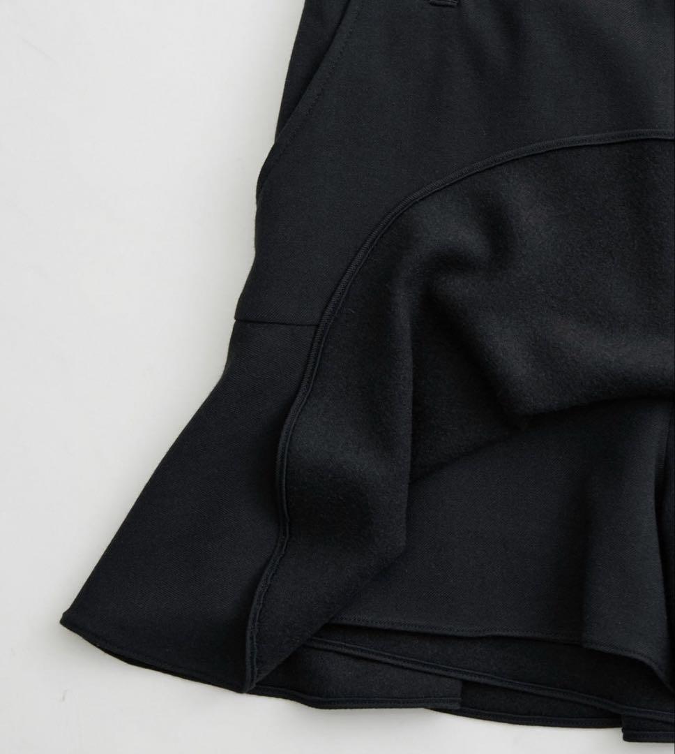 値下げ　新品タグ付き　JUN & ROPE 裏起毛フレアースカート 黒 L