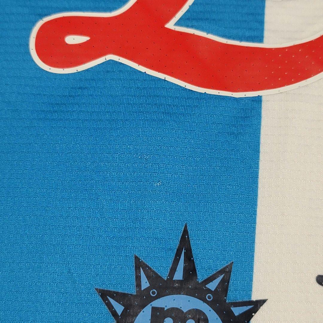 ナポリ　10番　マラドーナ　ユニフォーム　L　Kappa　カッパ　ストライプ　白