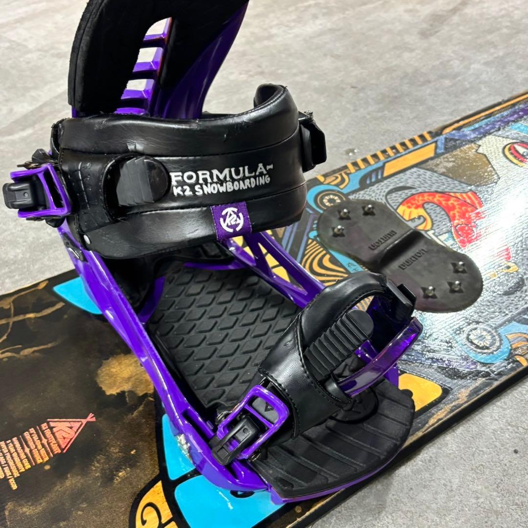 K2 FASTPLANT 160cm スノーボード バイン付き B41