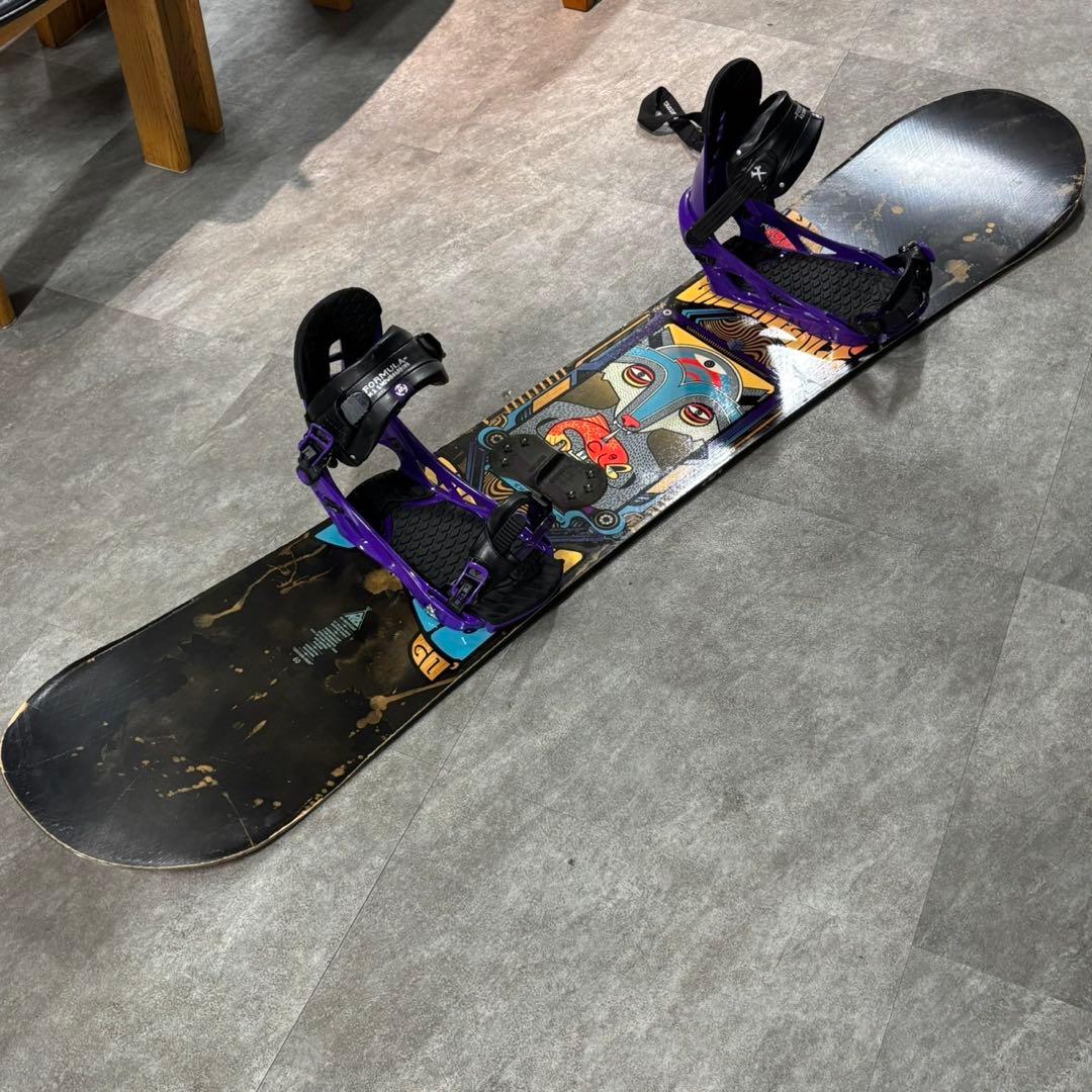 K2 FASTPLANT 160cm スノーボード バイン付き B41