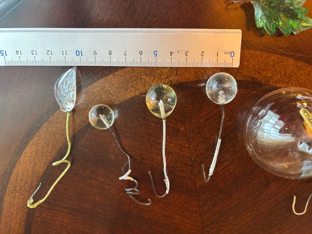 ヴィンテージ ムラーノガラス オーナメント 9点 米国アンティークショップ購入品