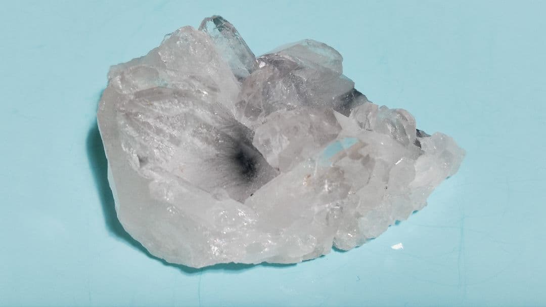 パワーストーン　天然石　ルチルクォーツ　レインボー入り　34g　No.886