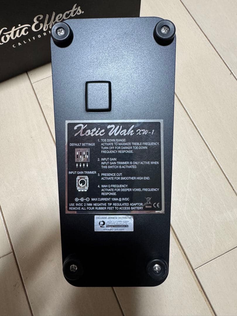 早いもの勝ち！Xotic エキゾチック エフェクターワウペダル Wah XW-1
