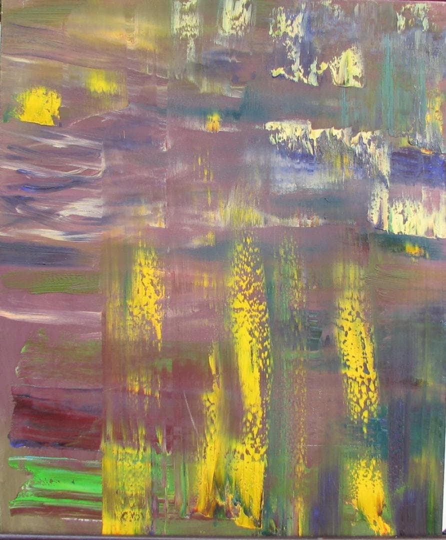 ブラッシュストロークの現代作家,大澤哲郎「untitled to-304」12号