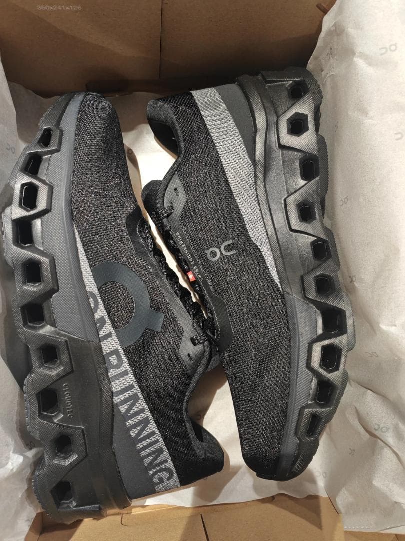 on Cloudmonster2 ×クラウドモンスター ブラック 28cm