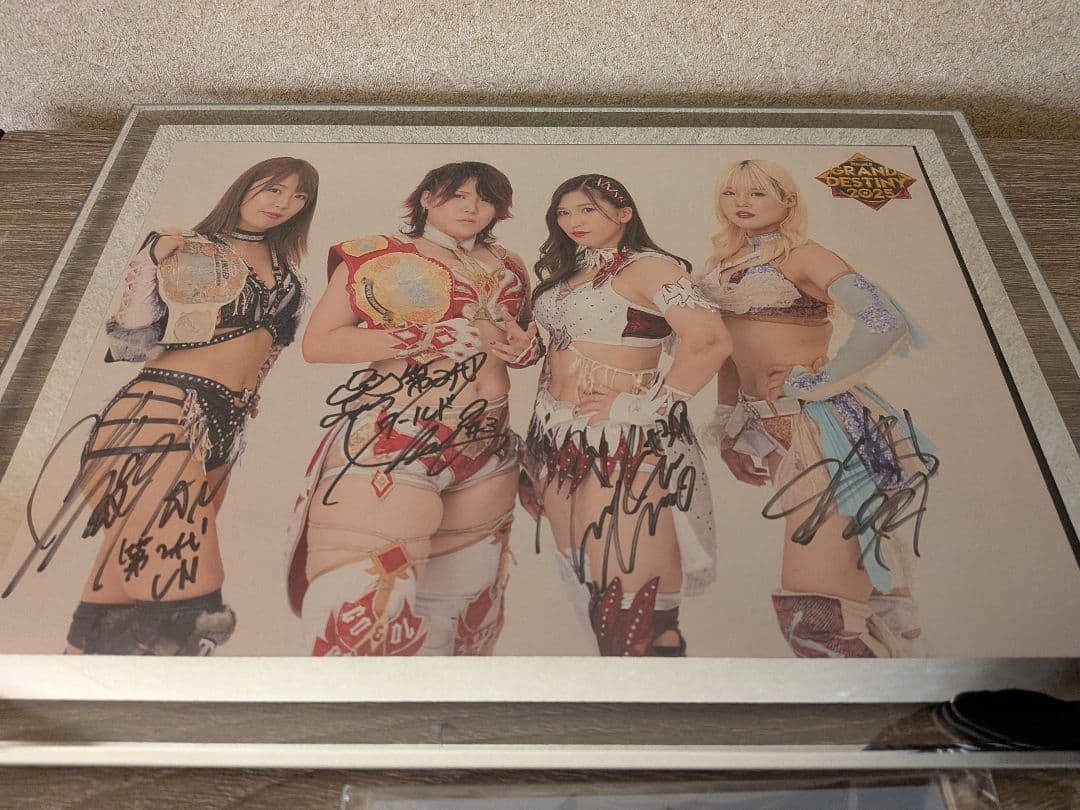 林下詩美 青野未来 直筆サイン入りパネル マリーゴールド　特典セット