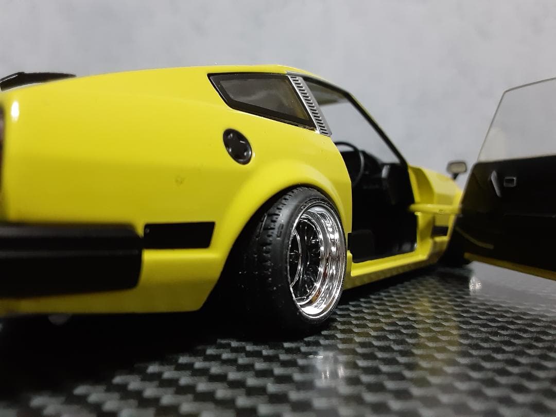 Hachette 1/24 フェアレディ280Z-L 黄 カスタム改 ローダウン