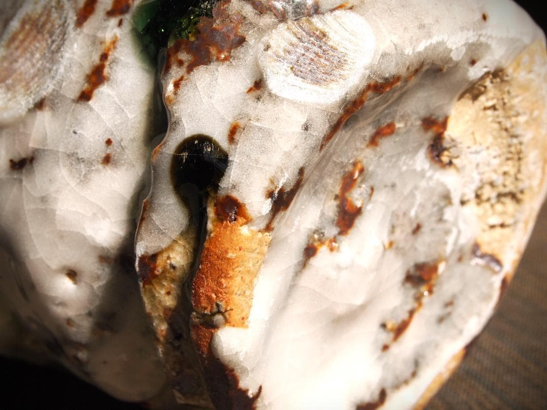 個展作品★村越琢磨【師：梅原武平】志野織部フリーカップＢ★ビードロ