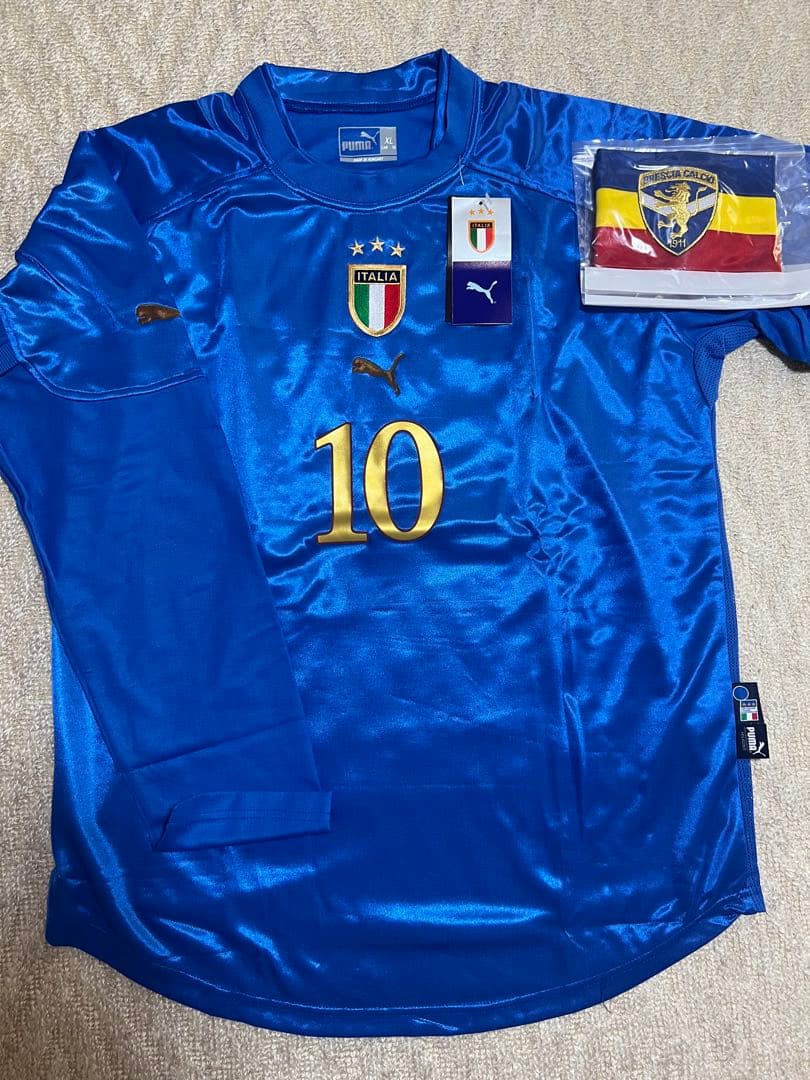 ロベルトバッジョ　イタリア代表　引退ユニフォーム　長袖　プーマ　ファンタジスタ