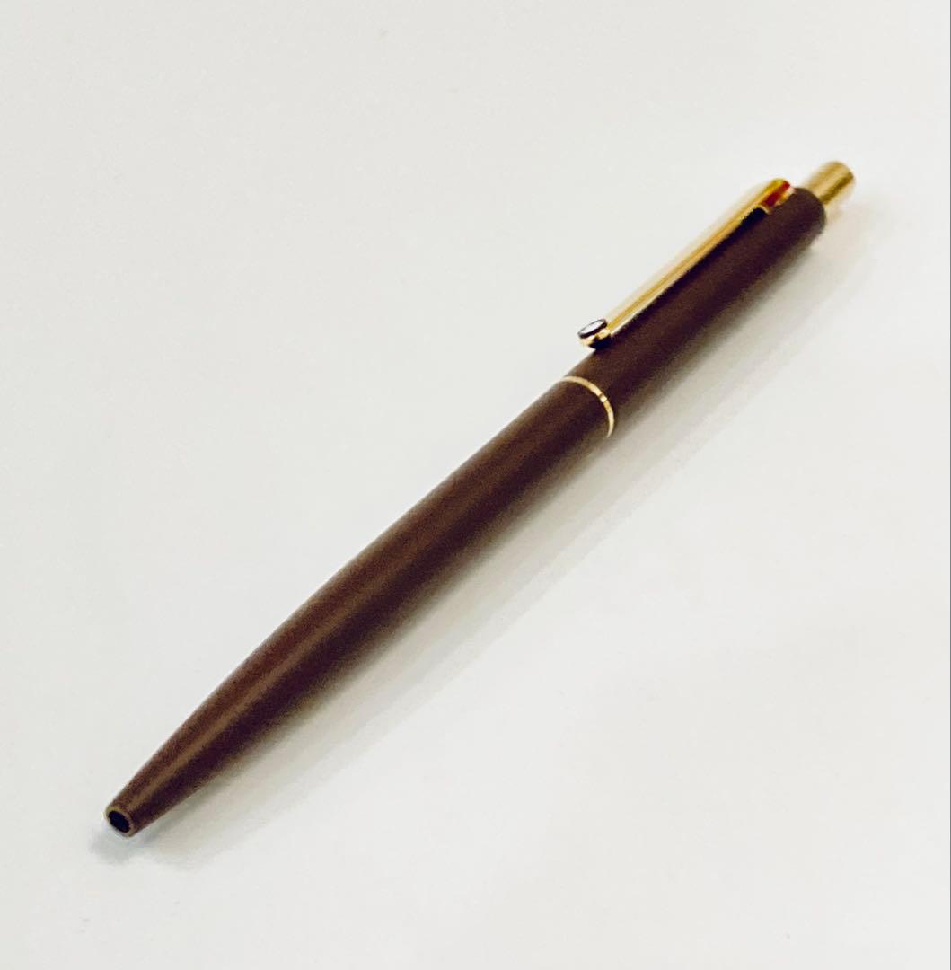 ドイツ製◆モンブラン 高級ボールペン Sライン MONTBLANC 1980s茶