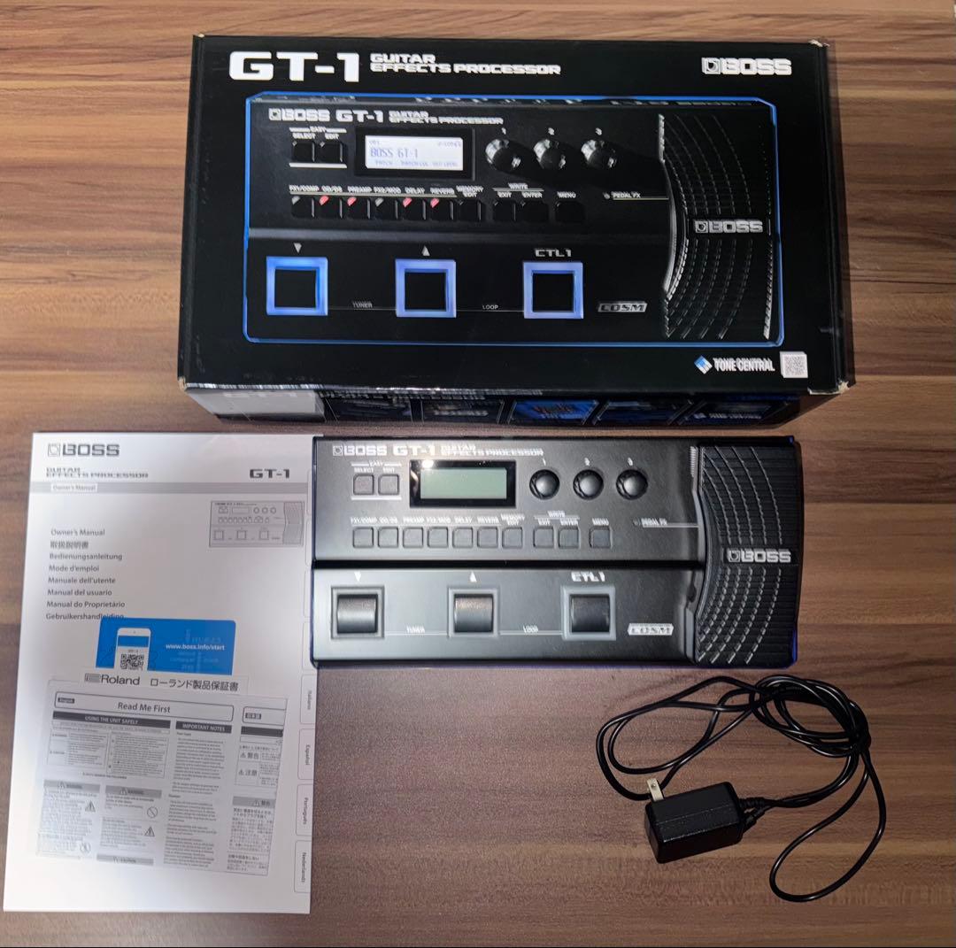 【美品】BOSS GT-1 マルチエフェクター ACアダプター付属【送料込み】
