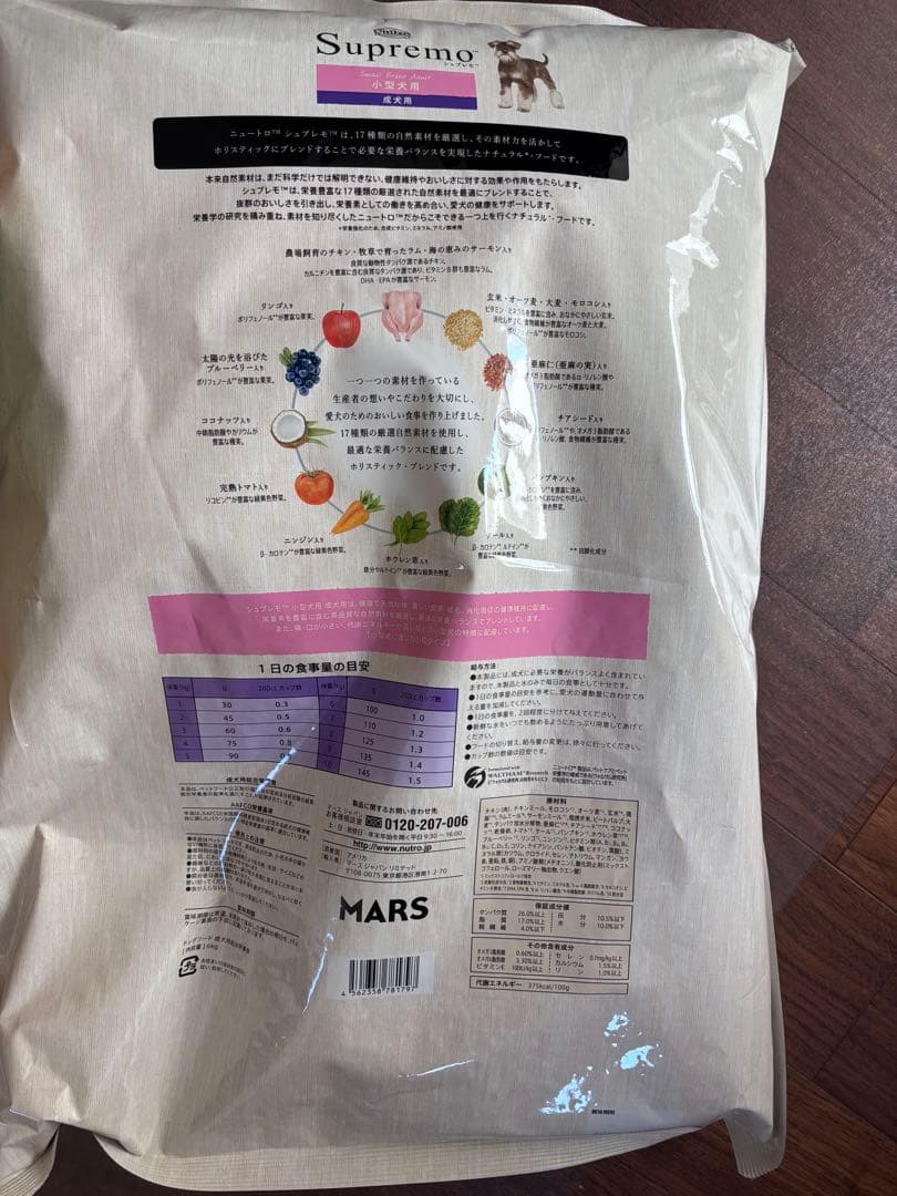 Nutro シュプレモ 小型犬用 成犬用 6kg ドライフード 小粒
