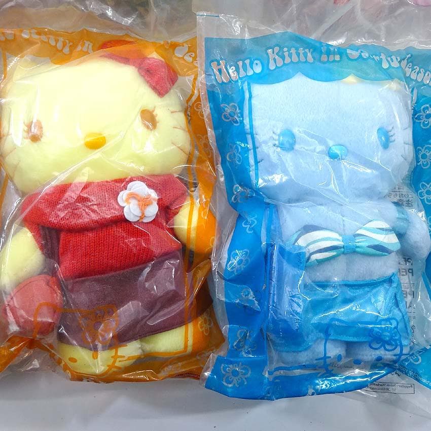 【q-085s/k】 ハローキティ　ぬいぐるみ　大量　マクドナルド　当時物