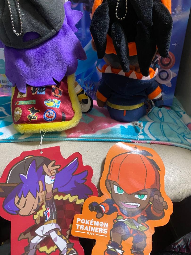 ポケットモンスター　ポケセン限定　ぬいぐるみ ダンテ　キバナ　セット［美品］