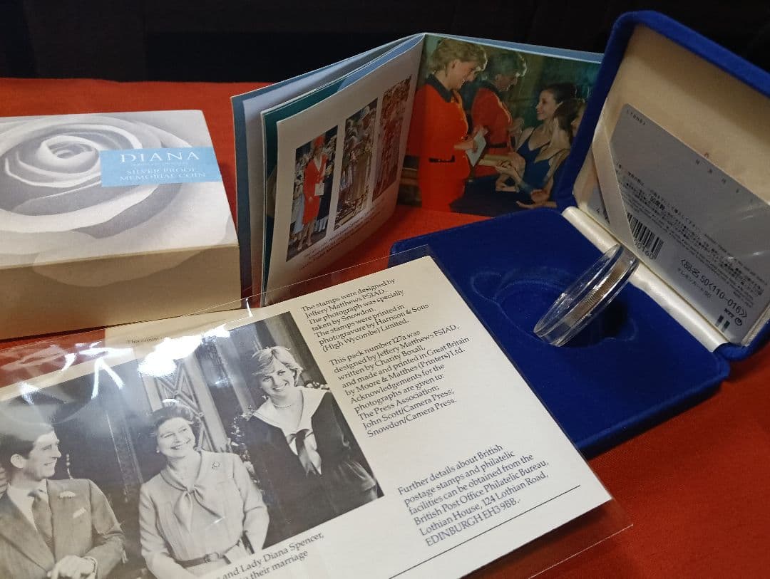 【会員限定版】英国 イギリス ダイアナ妃 追悼 5ポンド プルーフ 銀貨