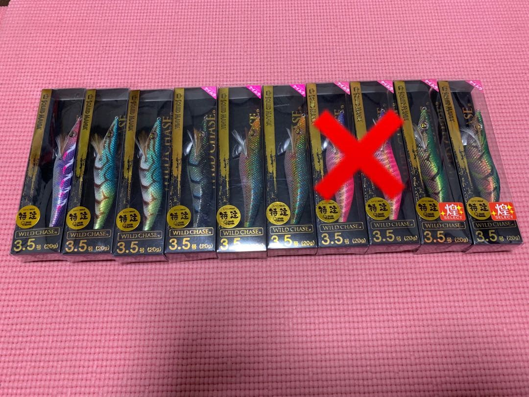 スクイッドマニア ワイルドチェイス特注3.5号 34本まとめ売り