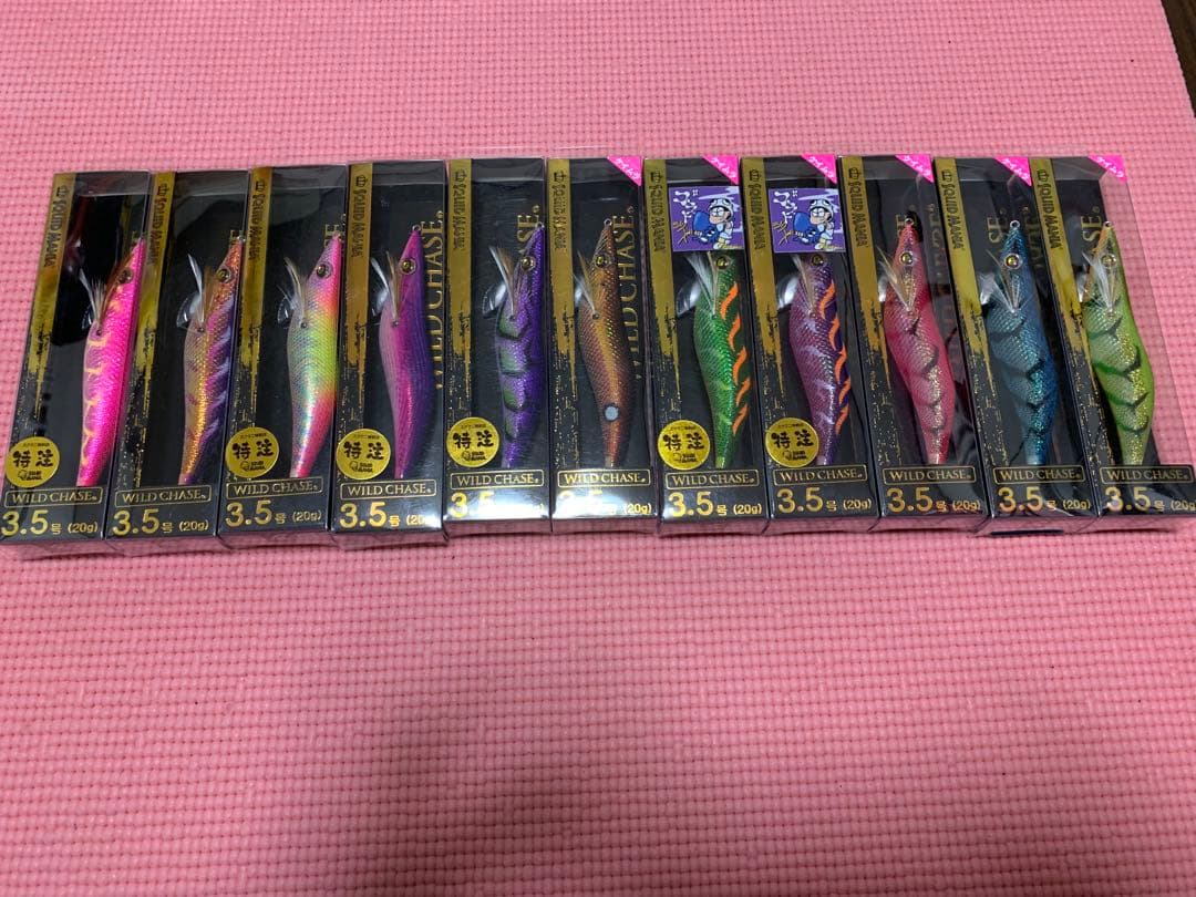 スクイッドマニア ワイルドチェイス特注3.5号 34本まとめ売り
