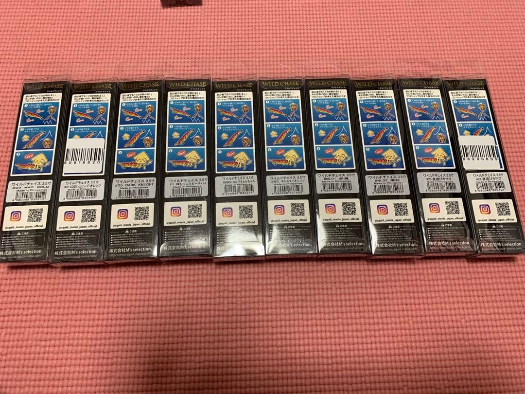 スクイッドマニア ワイルドチェイス特注3.5号 34本まとめ売り