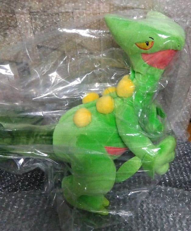 ポケモン　ぬいぐるみ　ジュカイン　アクション　可動式　202307092045